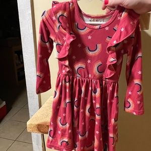 Dotdot Smile ruffle dress